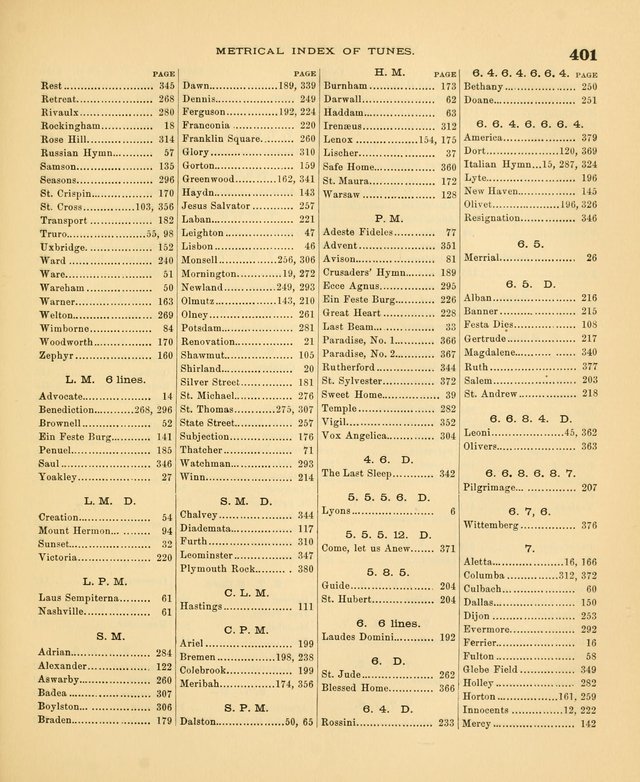 Carmina Sanctorum: a selection of hymns and songs of praise with tunes page 406