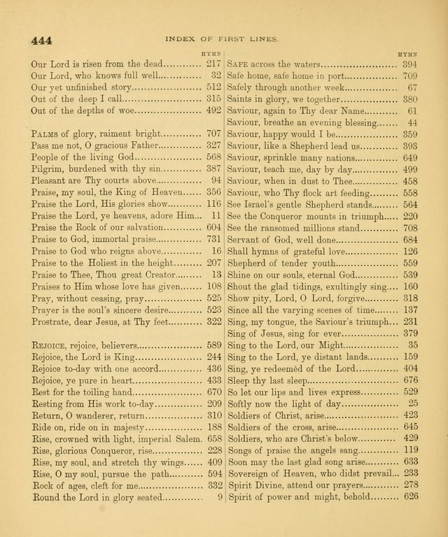 Carmina Sanctorum: a selection of hymns and songs of praise with tunes page 449
