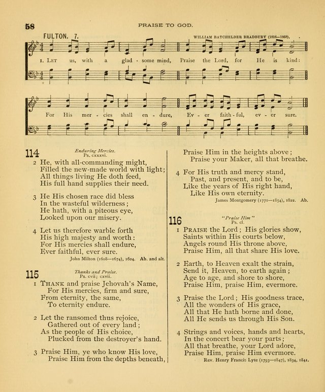 Carmina Sanctorum: a selection of hymns and songs of praise with tunes page 59