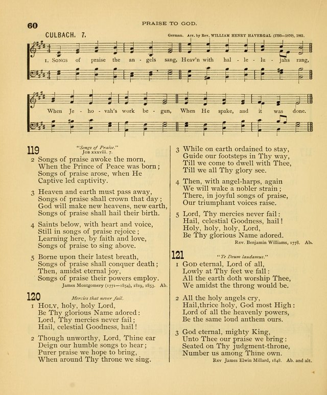 Carmina Sanctorum: a selection of hymns and songs of praise with tunes page 61