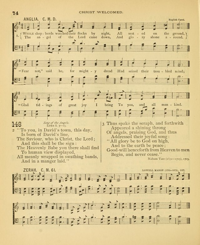 Carmina Sanctorum: a selection of hymns and songs of praise with tunes page 75