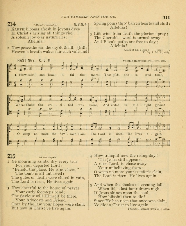 Carmina Sanctorum, a selection of hymns and songs of praise with tunes page 112