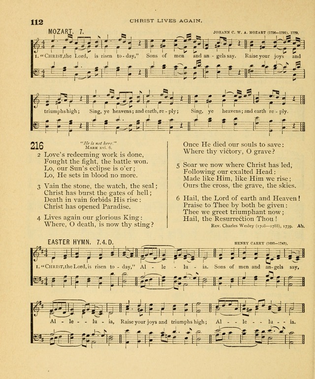 Carmina Sanctorum, a selection of hymns and songs of praise with tunes page 113