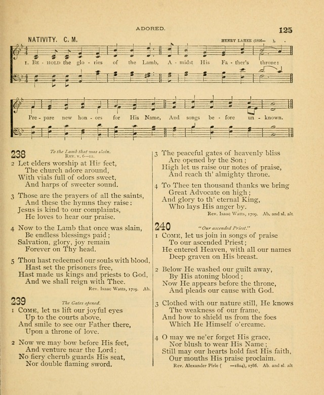 Carmina Sanctorum, a selection of hymns and songs of praise with tunes page 126