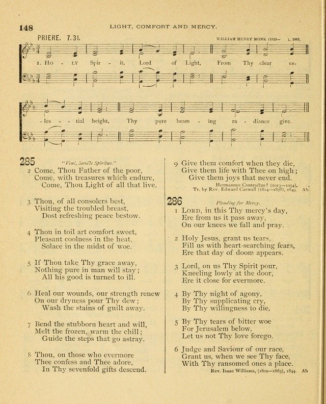 Carmina Sanctorum, a selection of hymns and songs of praise with tunes page 149