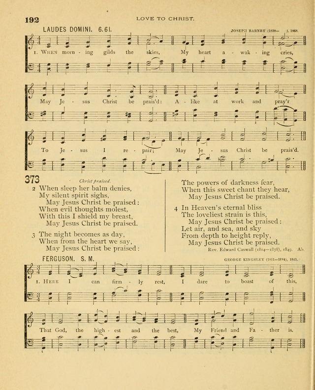 Carmina Sanctorum, a selection of hymns and songs of praise with tunes page 193