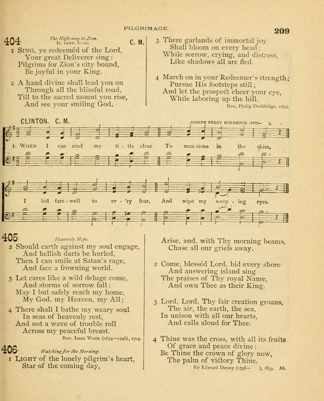 Carmina Sanctorum, a selection of hymns and songs of praise with tunes page 210