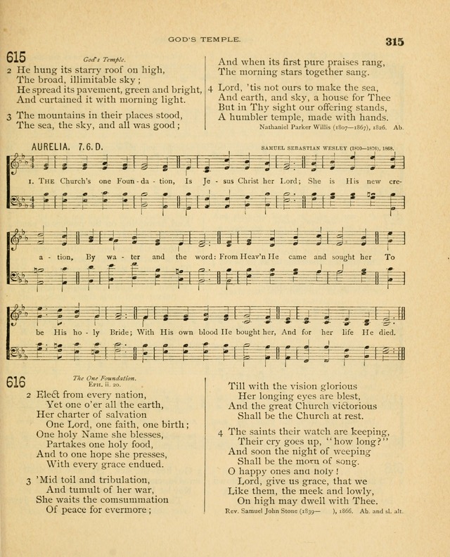 Carmina Sanctorum, a selection of hymns and songs of praise with tunes page 316
