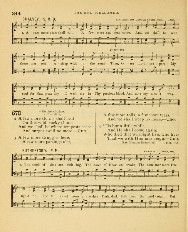 Carmina Sanctorum, a selection of hymns and songs of praise with tunes page 345