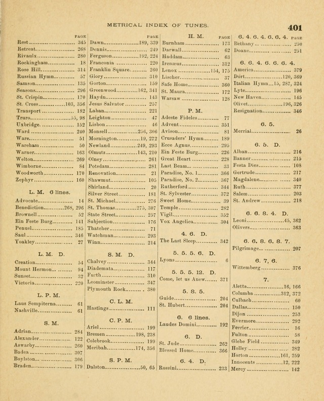 Carmina Sanctorum, a selection of hymns and songs of praise with tunes page 402
