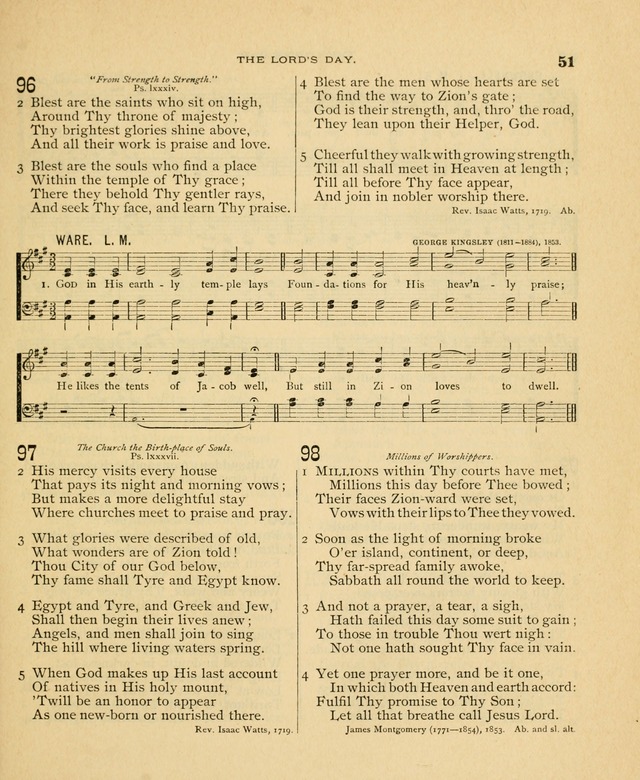 Carmina Sanctorum, a selection of hymns and songs of praise with tunes page 52