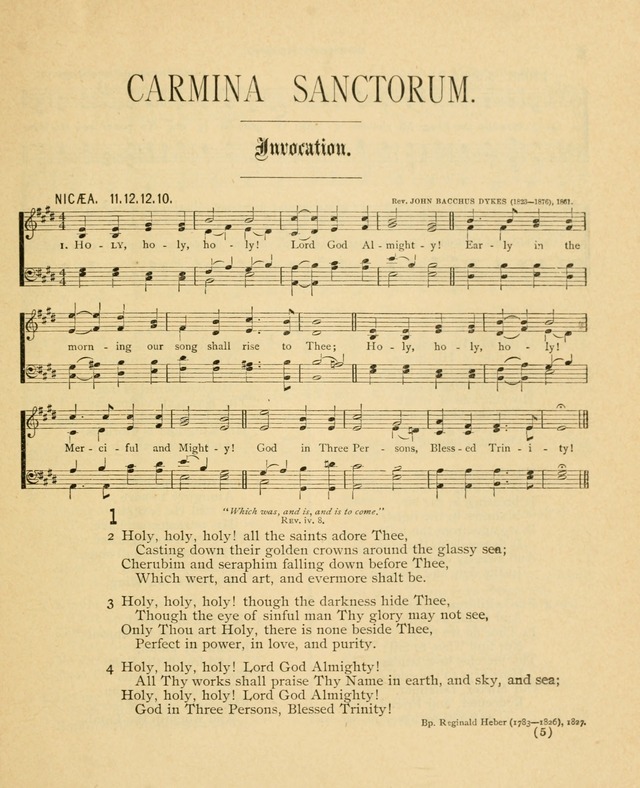 Carmina Sanctorum, a selection of hymns and songs of praise with tunes page 6