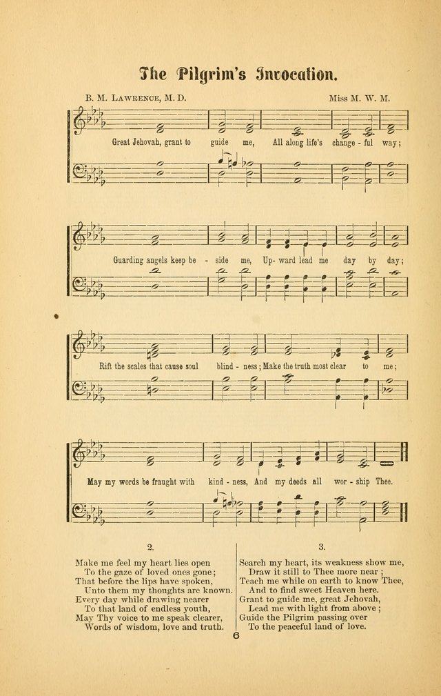 Celestial Sonnets: a collection of new and original songs and hymns of peace and progress, designed for public gatherings, home circles, religious, spiritual, temperance, social and camp meetings, etc page 11