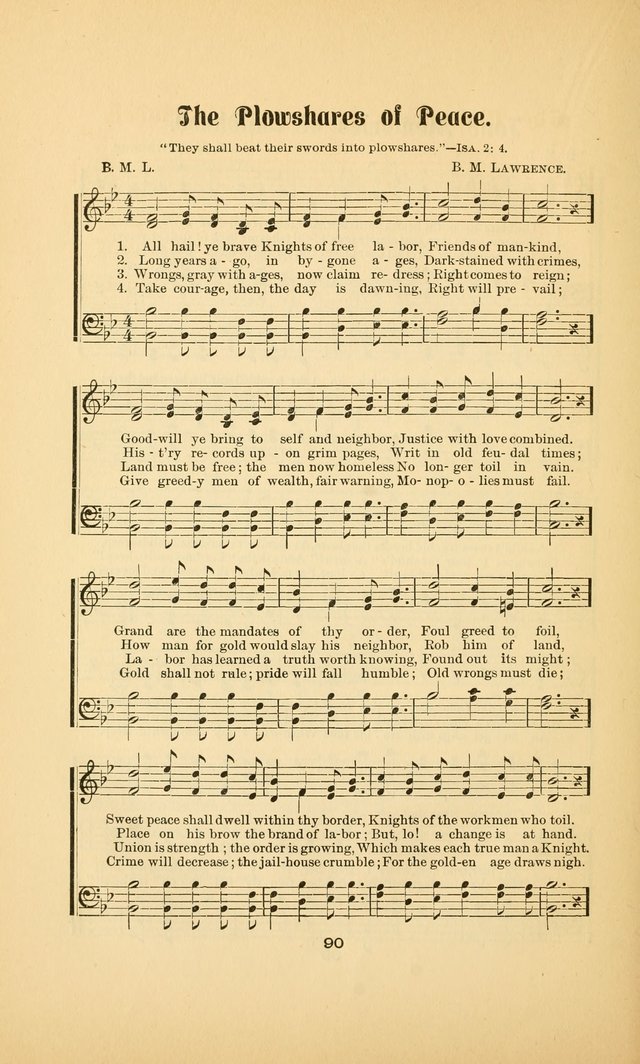 Celestial Sonnets: a collection of new and original songs and hymns of peace and progress, designed for public gatherings, home circles, religious, spiritual, temperance, social and camp meetings, etc page 95