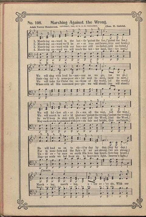 Carmina Sacra: Sacred Songs for the Sunday School page 108