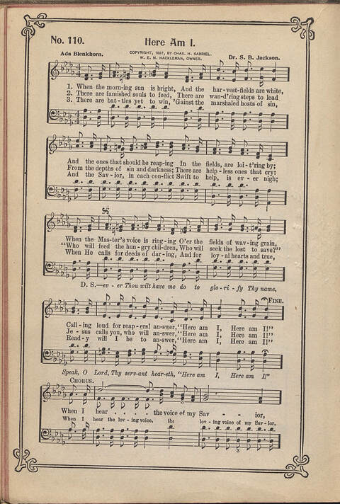 Carmina Sacra: Sacred Songs for the Sunday School page 110