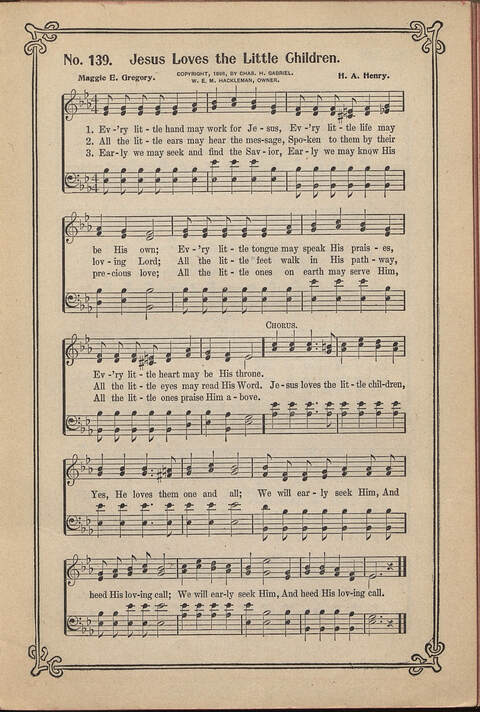Carmina Sacra: Sacred Songs for the Sunday School page 139
