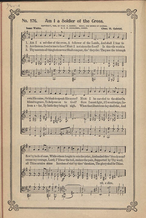 Carmina Sacra: Sacred Songs for the Sunday School page 176