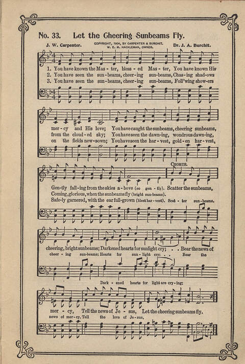 Carmina Sacra: Sacred Songs for the Sunday School page 33