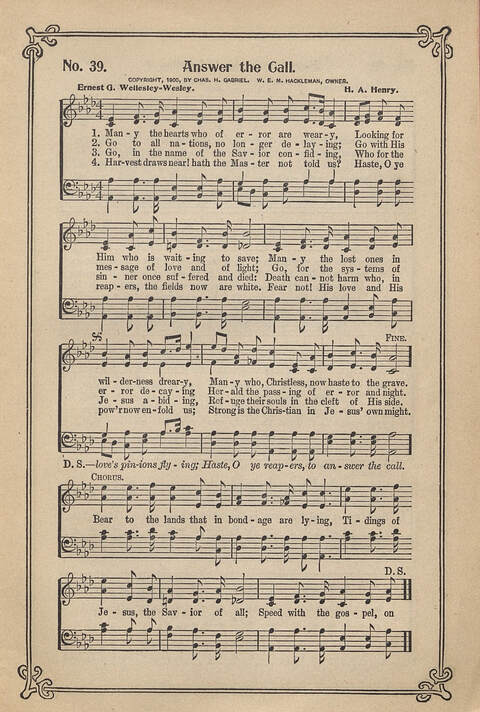 Carmina Sacra: Sacred Songs for the Sunday School page 39
