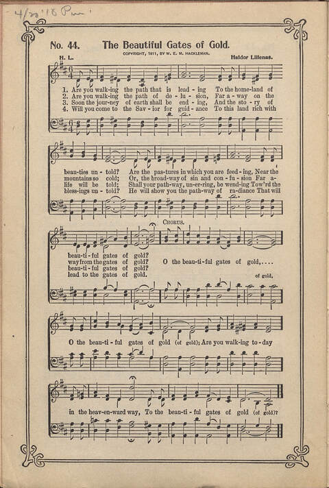 Carmina Sacra: Sacred Songs for the Sunday School page 44
