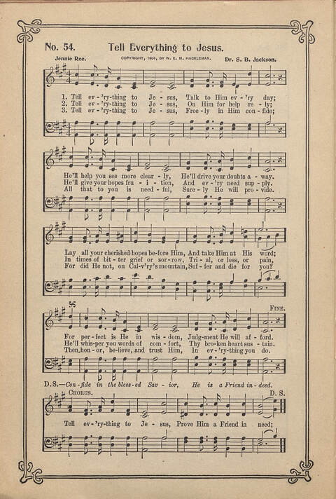 Carmina Sacra: Sacred Songs for the Sunday School page 54
