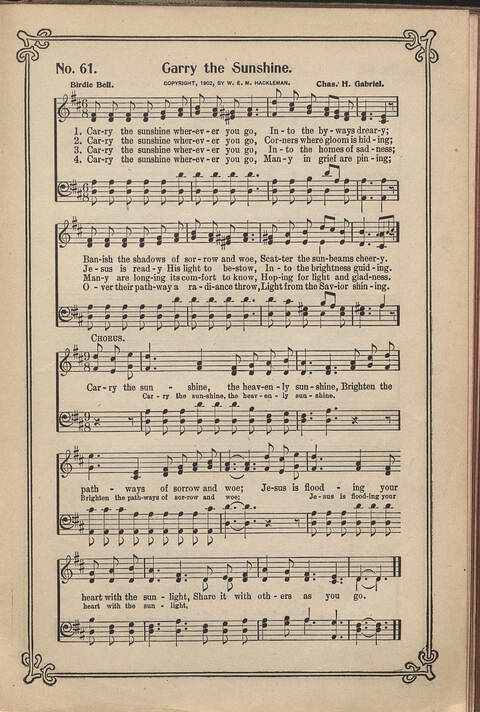 Carmina Sacra: Sacred Songs for the Sunday School page 61