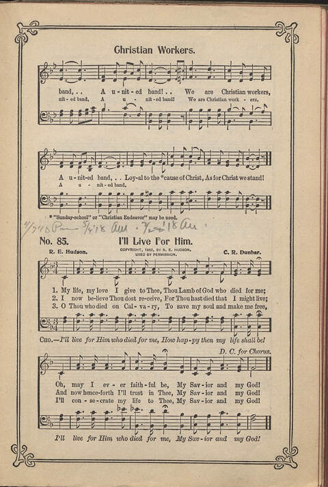 Carmina Sacra: Sacred Songs for the Sunday School page 85
