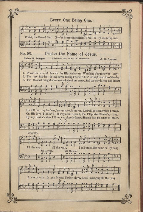 Carmina Sacra: Sacred Songs for the Sunday School page 89