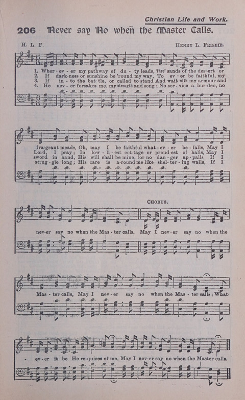 Celestial Songs: a collection of 900 choice hymns and choruses, selected for all kinds of Christian Getherings, Evangelistic Word, Solo Singers, Choirs, and the Home Circle page 185