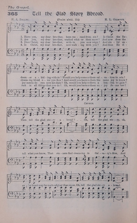 Celestial Songs: a collection of 900 choice hymns and choruses, selected for all kinds of Christian Getherings, Evangelistic Word, Solo Singers, Choirs, and the Home Circle page 310
