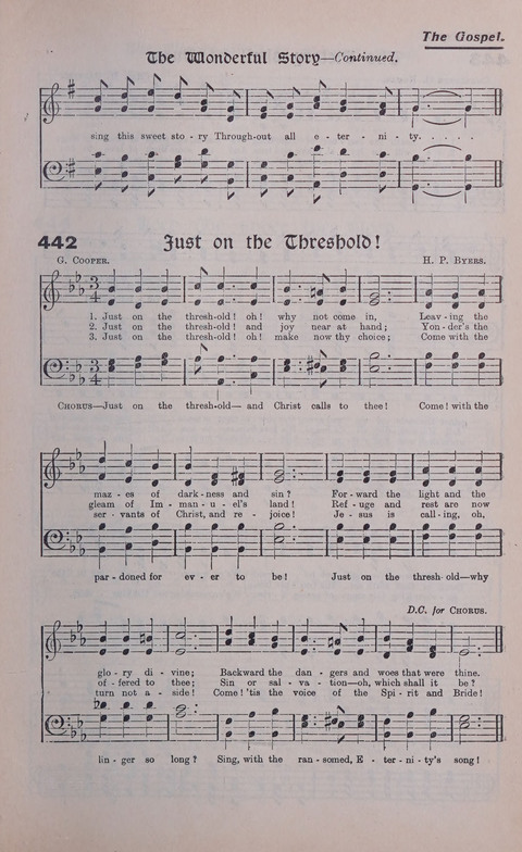 Celestial Songs: a collection of 900 choice hymns and choruses, selected for all kinds of Christian Getherings, Evangelistic Word, Solo Singers, Choirs, and the Home Circle page 385