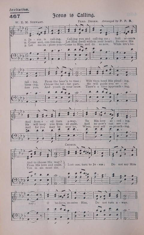 Celestial Songs: a collection of 900 choice hymns and choruses, selected for all kinds of Christian Getherings, Evangelistic Word, Solo Singers, Choirs, and the Home Circle page 410