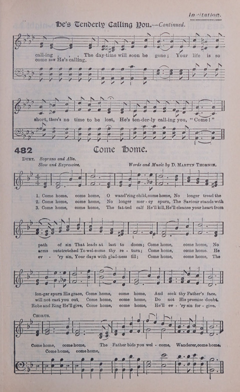 Celestial Songs: a collection of 900 choice hymns and choruses, selected for all kinds of Christian Getherings, Evangelistic Word, Solo Singers, Choirs, and the Home Circle page 419