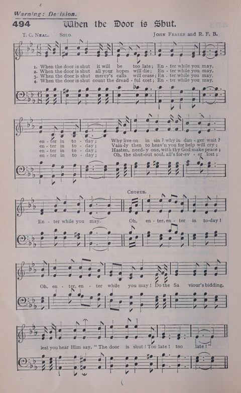 Celestial Songs: a collection of 900 choice hymns and choruses, selected for all kinds of Christian Getherings, Evangelistic Word, Solo Singers, Choirs, and the Home Circle page 432