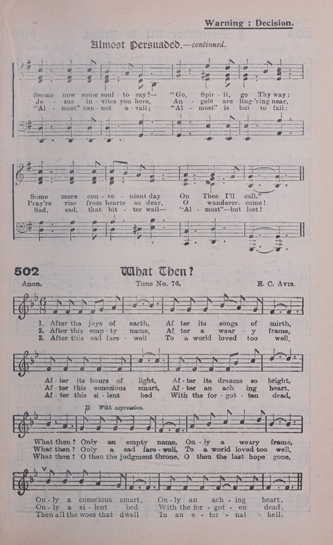 Celestial Songs: a collection of 900 choice hymns and choruses, selected for all kinds of Christian Getherings, Evangelistic Word, Solo Singers, Choirs, and the Home Circle page 439
