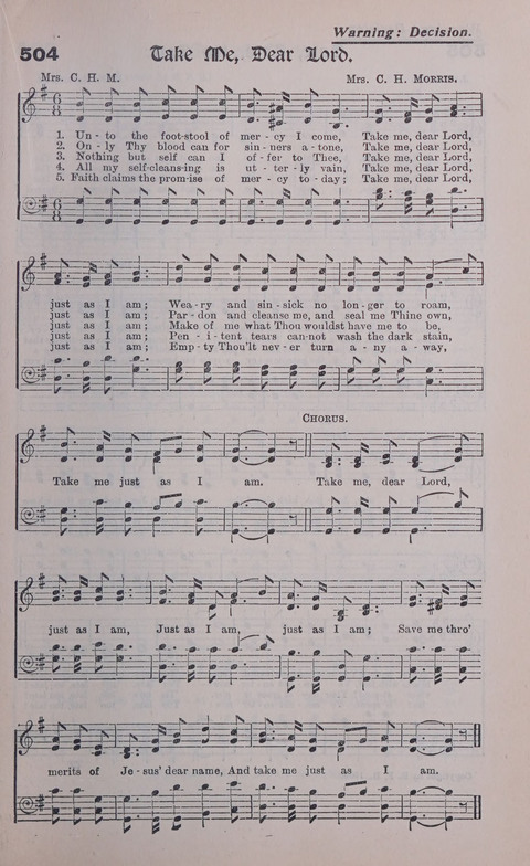Celestial Songs: a collection of 900 choice hymns and choruses, selected for all kinds of Christian Getherings, Evangelistic Word, Solo Singers, Choirs, and the Home Circle page 441
