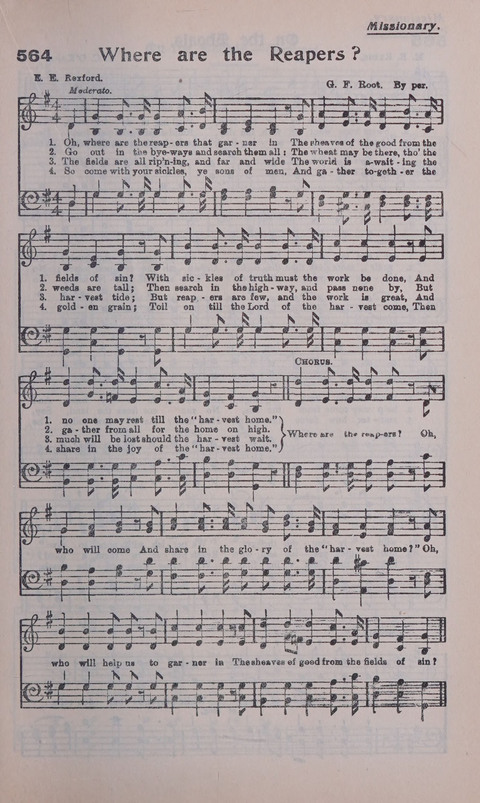 Celestial Songs: a collection of 900 choice hymns and choruses, selected for all kinds of Christian Getherings, Evangelistic Word, Solo Singers, Choirs, and the Home Circle page 499