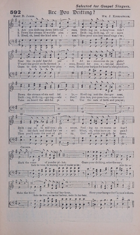 Celestial Songs: a collection of 900 choice hymns and choruses, selected for all kinds of Christian Getherings, Evangelistic Word, Solo Singers, Choirs, and the Home Circle page 521