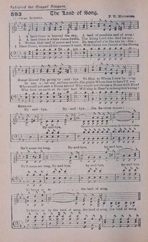 Celestial Songs: a collection of 900 choice hymns and choruses, selected for all kinds of Christian Getherings, Evangelistic Word, Solo Singers, Choirs, and the Home Circle page 522