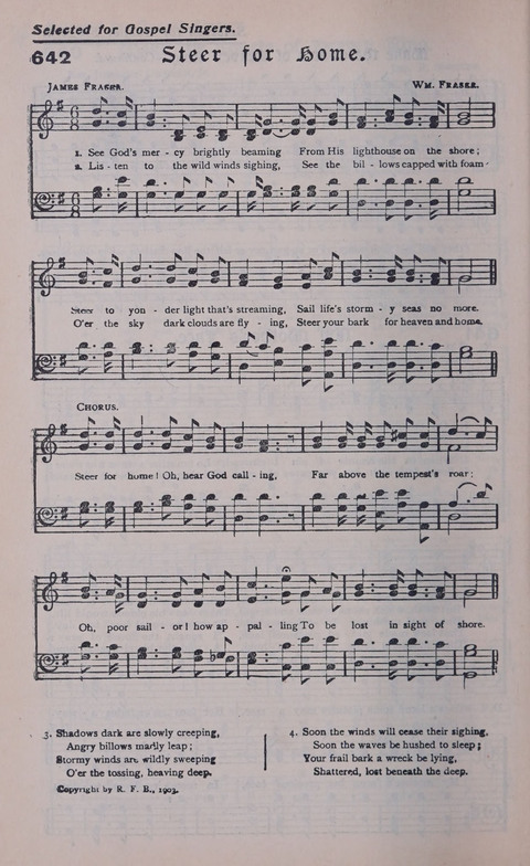 Celestial Songs: a collection of 900 choice hymns and choruses, selected for all kinds of Christian Getherings, Evangelistic Word, Solo Singers, Choirs, and the Home Circle page 572