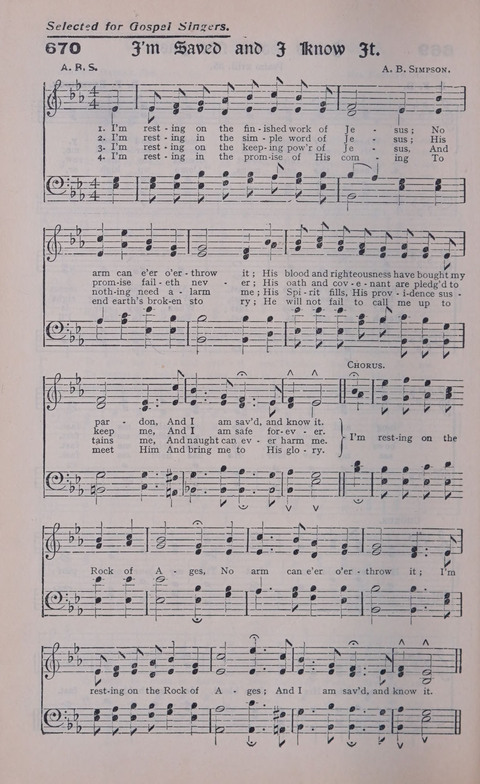 Celestial Songs: a collection of 900 choice hymns and choruses, selected for all kinds of Christian Getherings, Evangelistic Word, Solo Singers, Choirs, and the Home Circle page 594