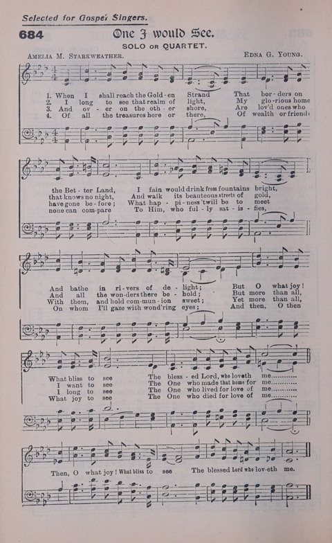 Celestial Songs: a collection of 900 choice hymns and choruses, selected for all kinds of Christian Getherings, Evangelistic Word, Solo Singers, Choirs, and the Home Circle page 608