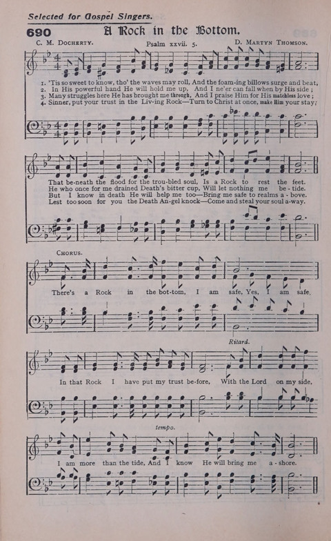 Celestial Songs: a collection of 900 choice hymns and choruses, selected for all kinds of Christian Getherings, Evangelistic Word, Solo Singers, Choirs, and the Home Circle page 614