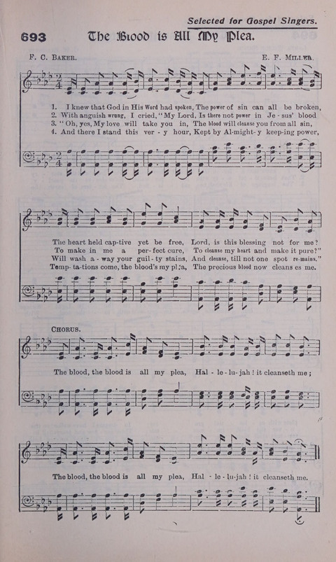 Celestial Songs: a collection of 900 choice hymns and choruses, selected for all kinds of Christian Getherings, Evangelistic Word, Solo Singers, Choirs, and the Home Circle page 617