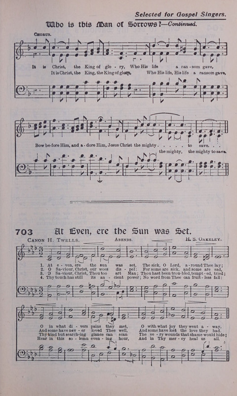 Celestial Songs: a collection of 900 choice hymns and choruses, selected for all kinds of Christian Getherings, Evangelistic Word, Solo Singers, Choirs, and the Home Circle page 629