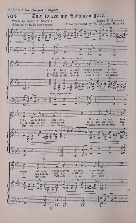 Celestial Songs: a collection of 900 choice hymns and choruses, selected for all kinds of Christian Getherings, Evangelistic Word, Solo Singers, Choirs, and the Home Circle page 630