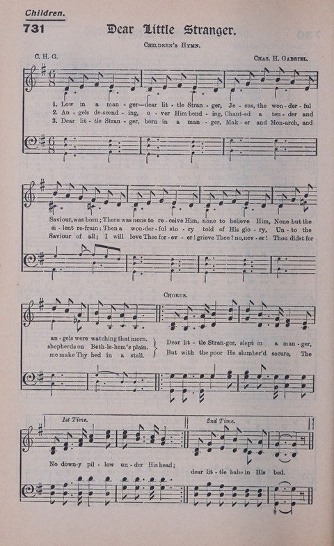 Celestial Songs: a collection of 900 choice hymns and choruses, selected for all kinds of Christian Getherings, Evangelistic Word, Solo Singers, Choirs, and the Home Circle page 656