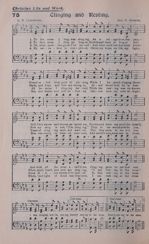 Celestial Songs: a collection of 900 choice hymns and choruses, selected for all kinds of Christian Getherings, Evangelistic Word, Solo Singers, Choirs, and the Home Circle page 66