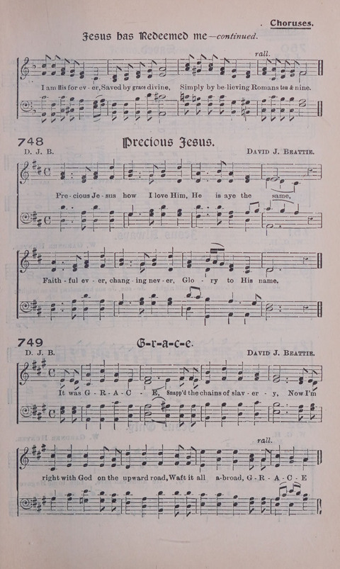 Celestial Songs: a collection of 900 choice hymns and choruses, selected for all kinds of Christian Getherings, Evangelistic Word, Solo Singers, Choirs, and the Home Circle page 669